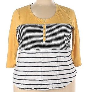 Maurices color-block blouse size 24 (3)